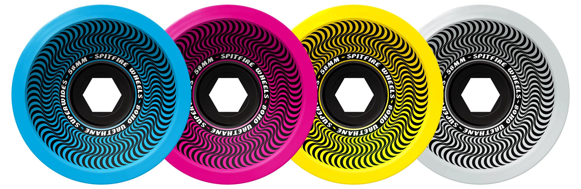 Spitfire | 58mm/80a 80HD Wheels - Super Wide Shape - CMYK – THIS