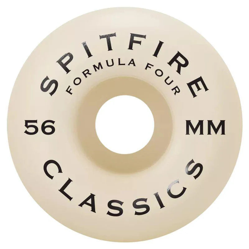 Spitfire | 56mm/97a Formula Four Classic Wheels - Natural/Blue