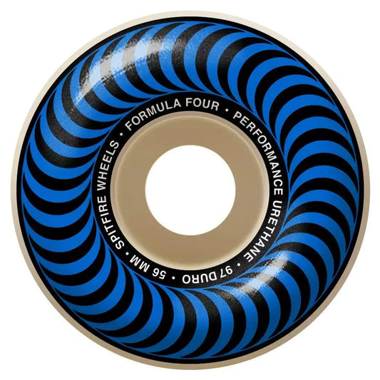 Spitfire | 56mm/97a Formula Four Classic Wheels - Natural/Blue