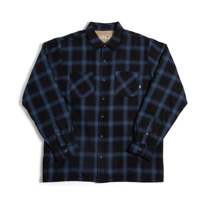 Girl | Sherpa Lined Flannel - Blue/Black