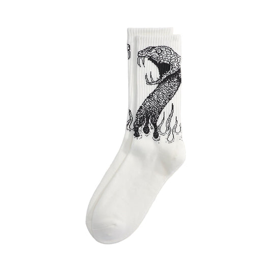 Vans | Skate Mike G Snake Flame Crew Socks - White