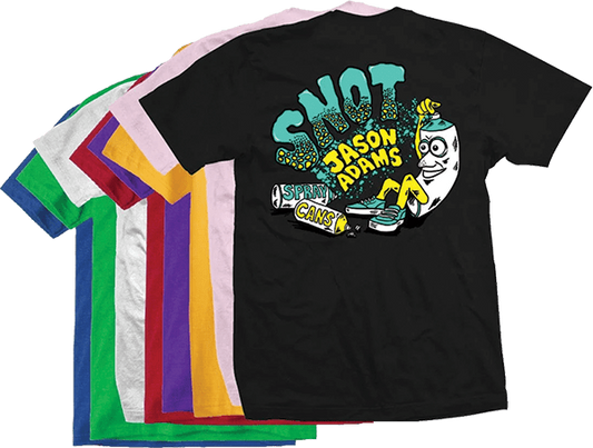 Snot | Jason Adams Spray Can Tee - Blue