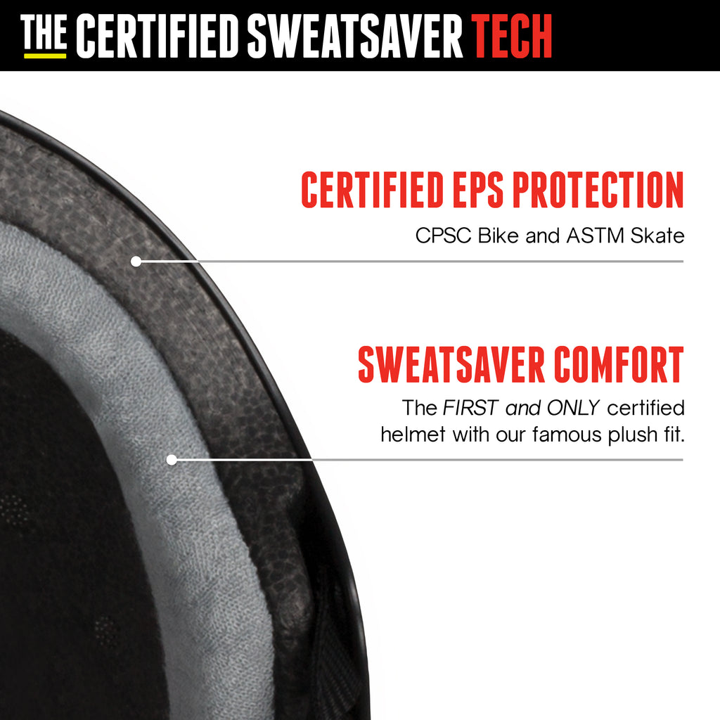 Triple 8 | Certified Sweatsaver Helmet - Black Matte