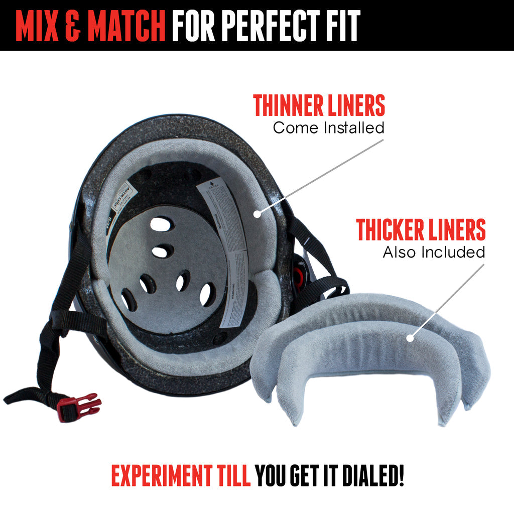 Triple 8 | Certified Sweatsaver Helmet - Black Matte