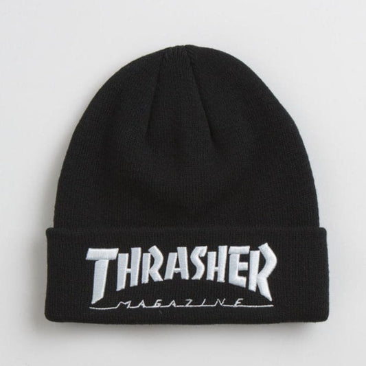 Thrasher | Embroidered Logo Beanie black/white