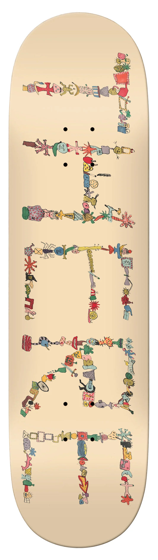 There | 8.12" Detritus Skateboard Deck