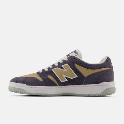 New Balance | Numeric 480 Skateboarding Shoes - Meteorite Grey / Incense Beige (WIDE)