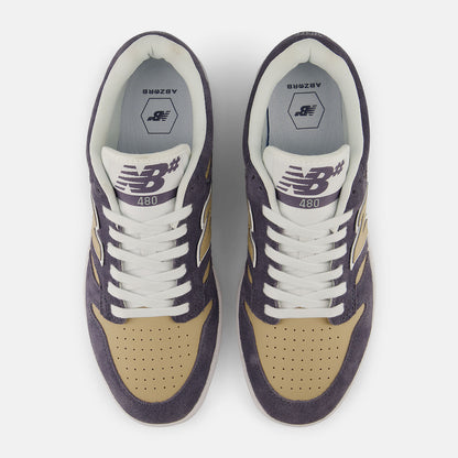 New Balance | Numeric 480 Skateboarding Shoes - Meteorite Grey / Incense Beige (WIDE)