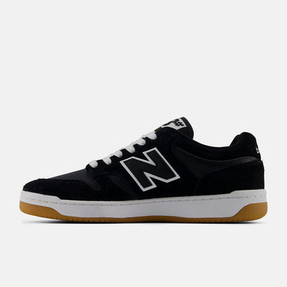 New Balance | Numeric 480 Skateboarding Shoes - Black/White/Gum (WIDE)