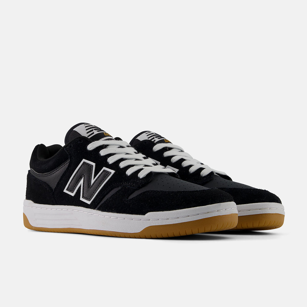 New Balance | Numeric 480 Skateboarding Shoes - Black/White/Gum (WIDE)