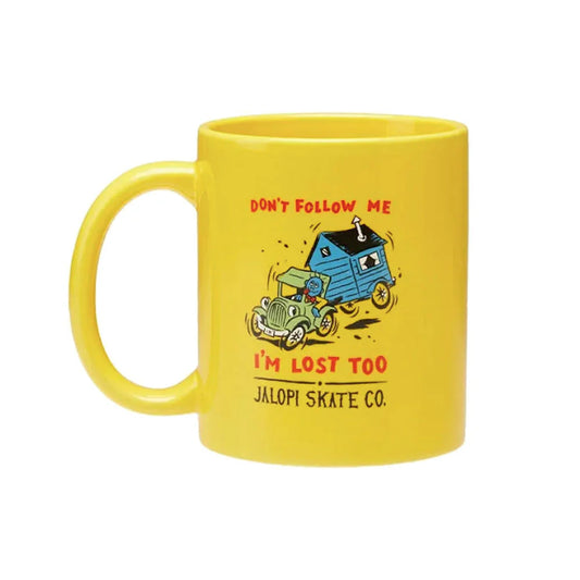 Anti-Hero | Jalopi - Don't Follow Me, I'm Lost Too Mug - Yellow