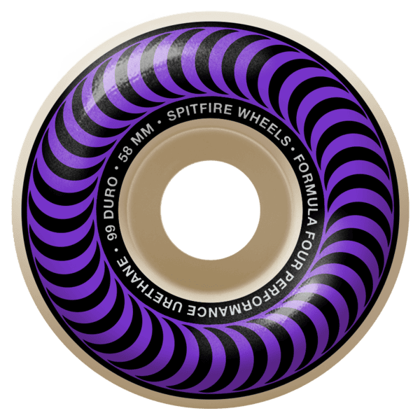 Spitfire | 58mm/99a Forumula Four - Purple Swirl Classic Shape