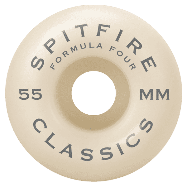 Spitfire | 55mm/99a Forumula Four - Yellow Swirl Classic Shape