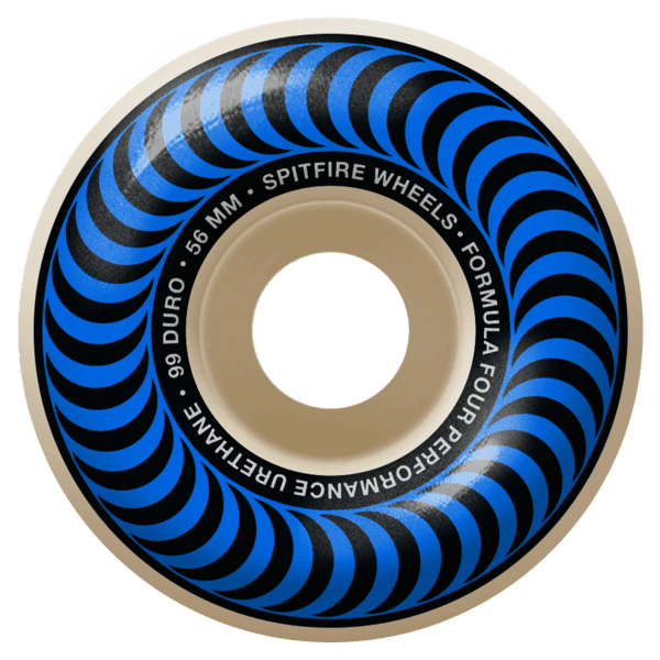 Spitfire | 56mm/99a Forumula Four - Blue Swirl Classic Shape