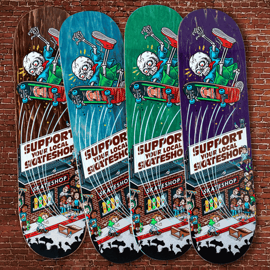 DLXSF | 8.5" Skateshop Day 2025 Todd Bratrud Skeleton Launch Deck