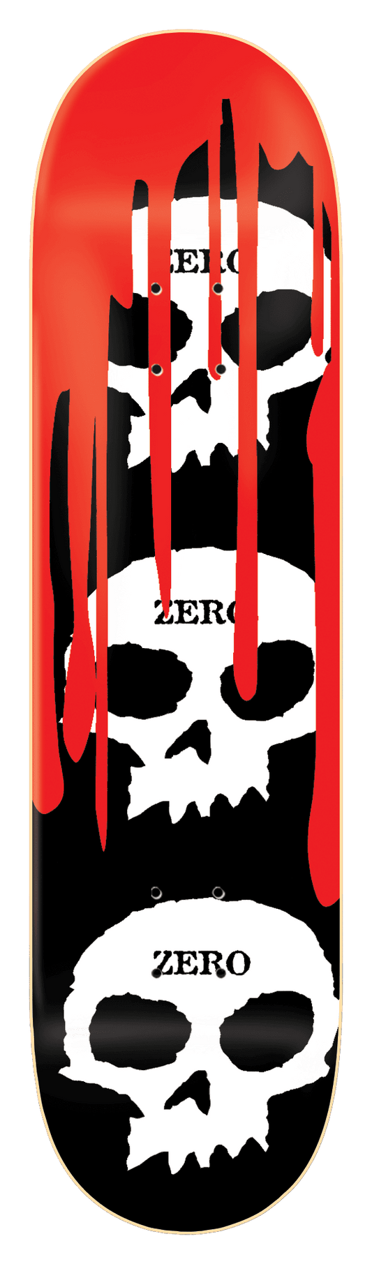 Zero | 8.25" 3 Skull Blood Deck