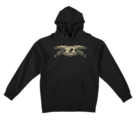 Anti-Hero | Basic Eagle Pullover Sweatshirt - Black/Off White