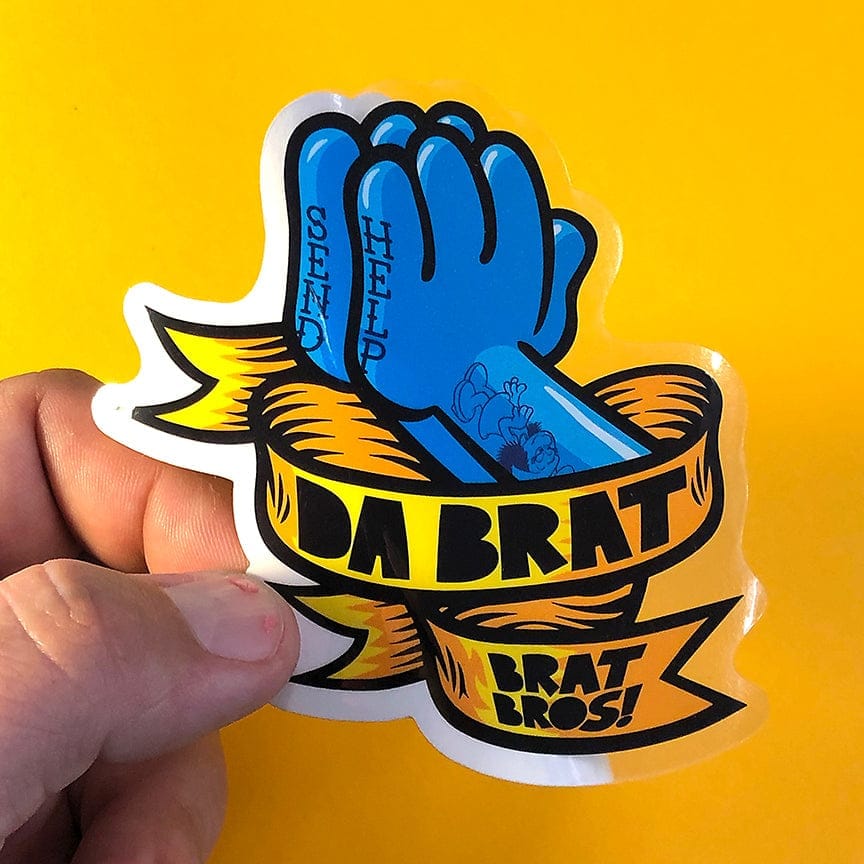 BratBros Fingerboards | Da Bratt Praying Blue Hands