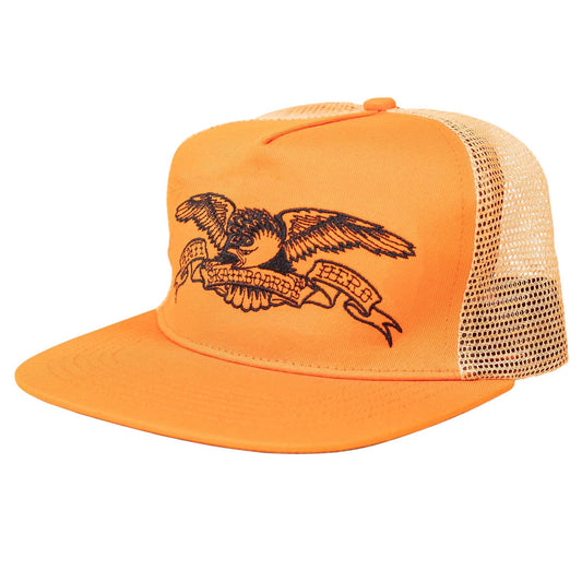 Anti-Hero | Basic Eagle Snapback Mesh Hat - Orange