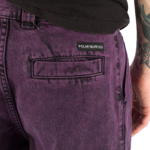 Polar | Grund Chinos - Denim Purple/Black – THIS Skateshop