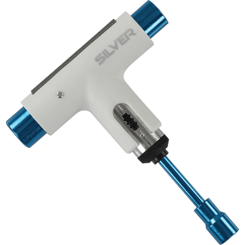 Silver | Ratchet Tool - White/Blue