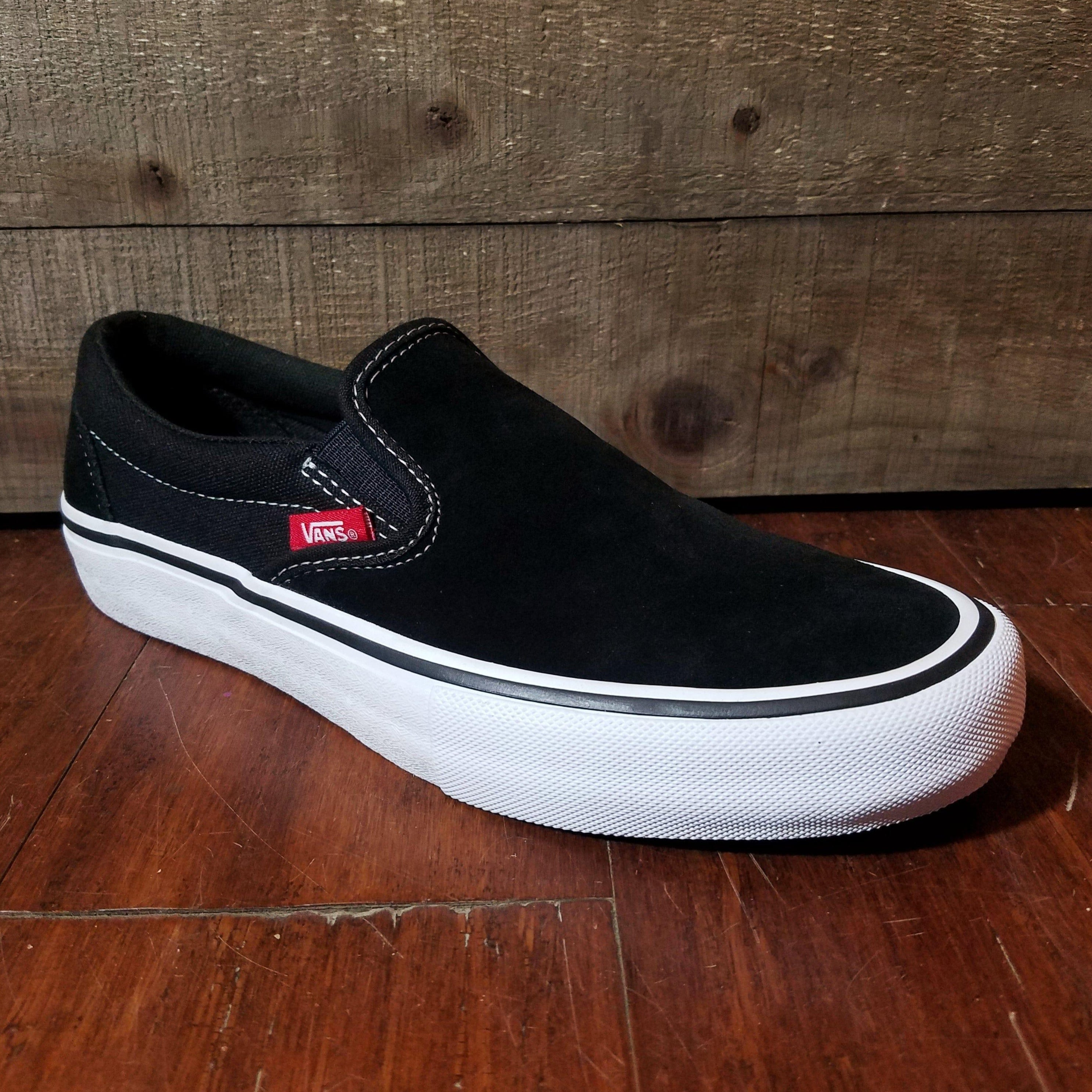 Vans slip on pros black Clearance