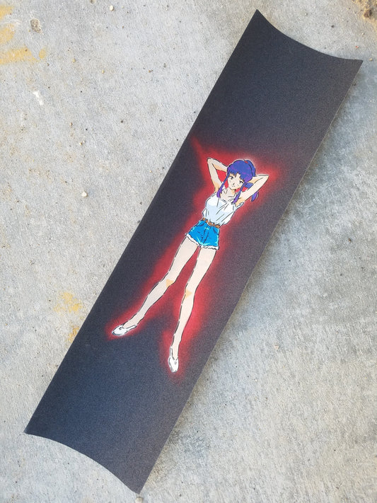 Stenciled Grip - Misato Red (Evangelion)
