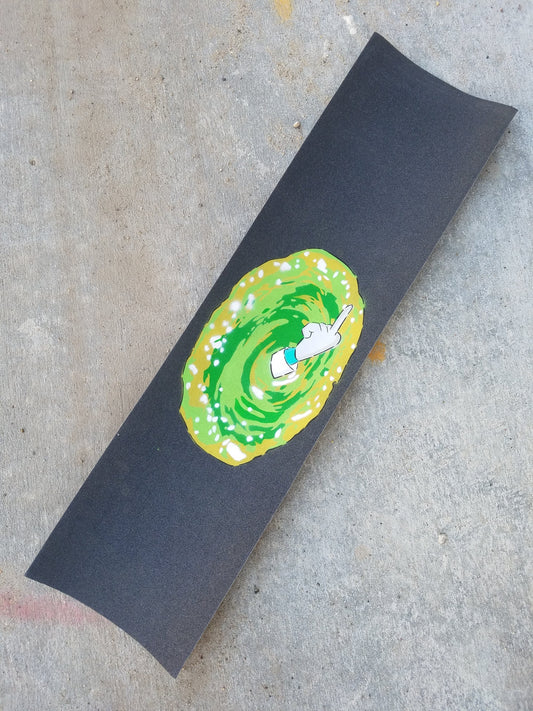 Stenciled Grip - Portal Bird (Rick & Morty)