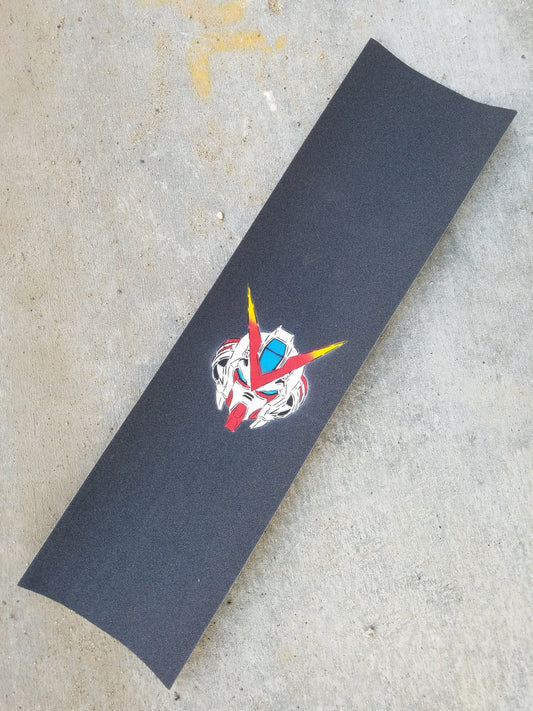 Stenciled Grip - Gundam White