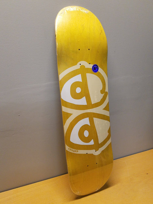 Krooked | 8.5" - Eyes Yellow Stain Deck