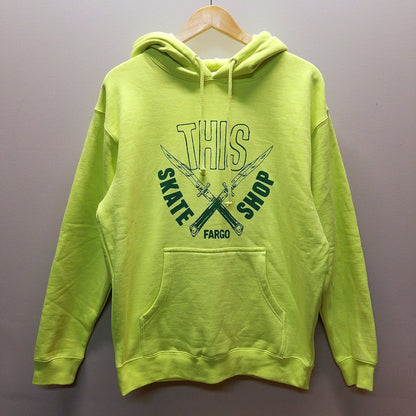 THIS | Daggers Pullover - Fluorescent Yellow/Green Ink