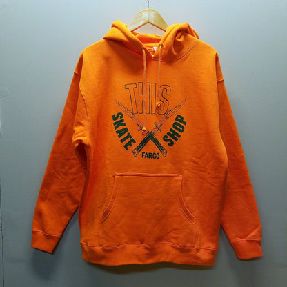 THIS | Daggers Pullover - Fluorescent Orange/Green Ink