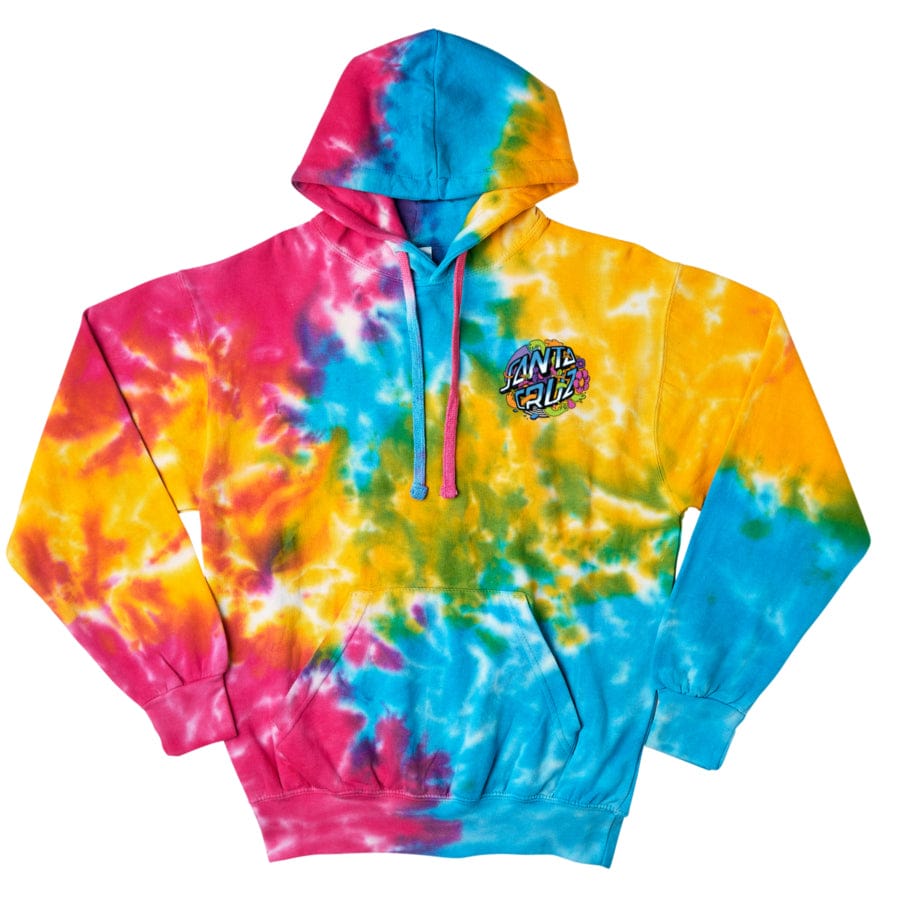 Santa Cruz | Strange Dot Pullover Sweatshirt - Rainbow Tie Dye