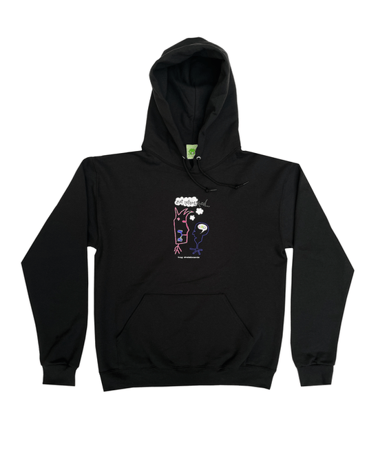Frog | Not Interested Hoodie - Black
