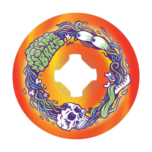Slime Balls | 56mm Brains Speed Balls Orange Yellow Swirl 99a