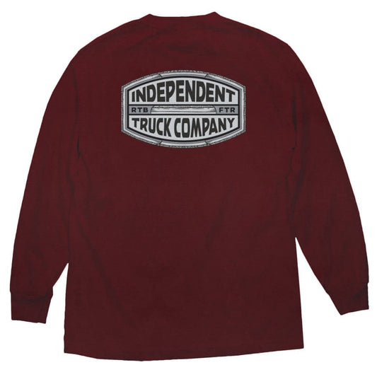 Independent | ITC Curb Longsleeve - Burgundy