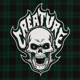 Creature | Bonehead Flame Hooded Flanel Jacket - Black/Green
