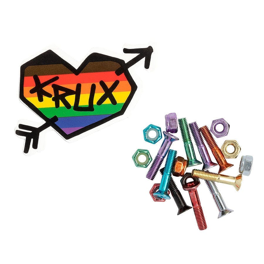 Krux | 1" Phillips Hardware 9pk - Rainbow