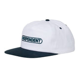 Independent | Baseplate Snapback Mid Profile - White/Navy