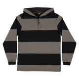 Santa Cruz | Convergence Longsleeve Rugby Shirt - Black/Charcoal