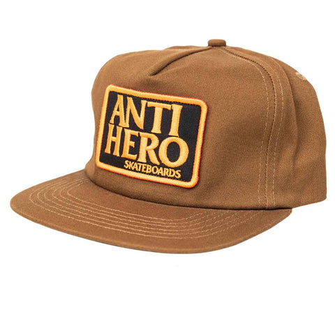 Anti-Hero | Reserve Patch Mesh Hat - Brown/Orange/Black