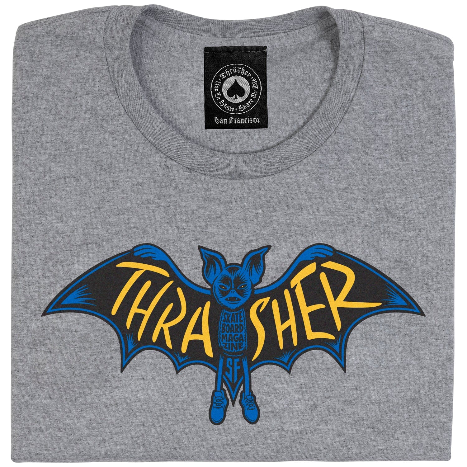 Thrasher tee outlet grey