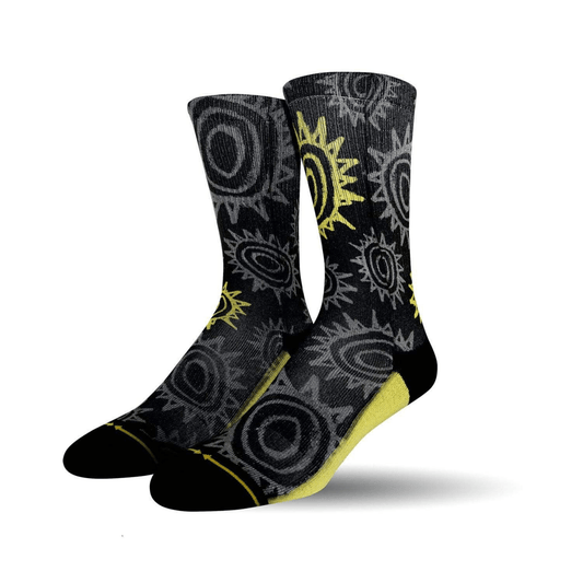 MERGE4 | New Deal Sun Pattern Socks - Large