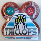 Triclops Wheels | 53mm/90a - Orange Crush (Softer Wheel)