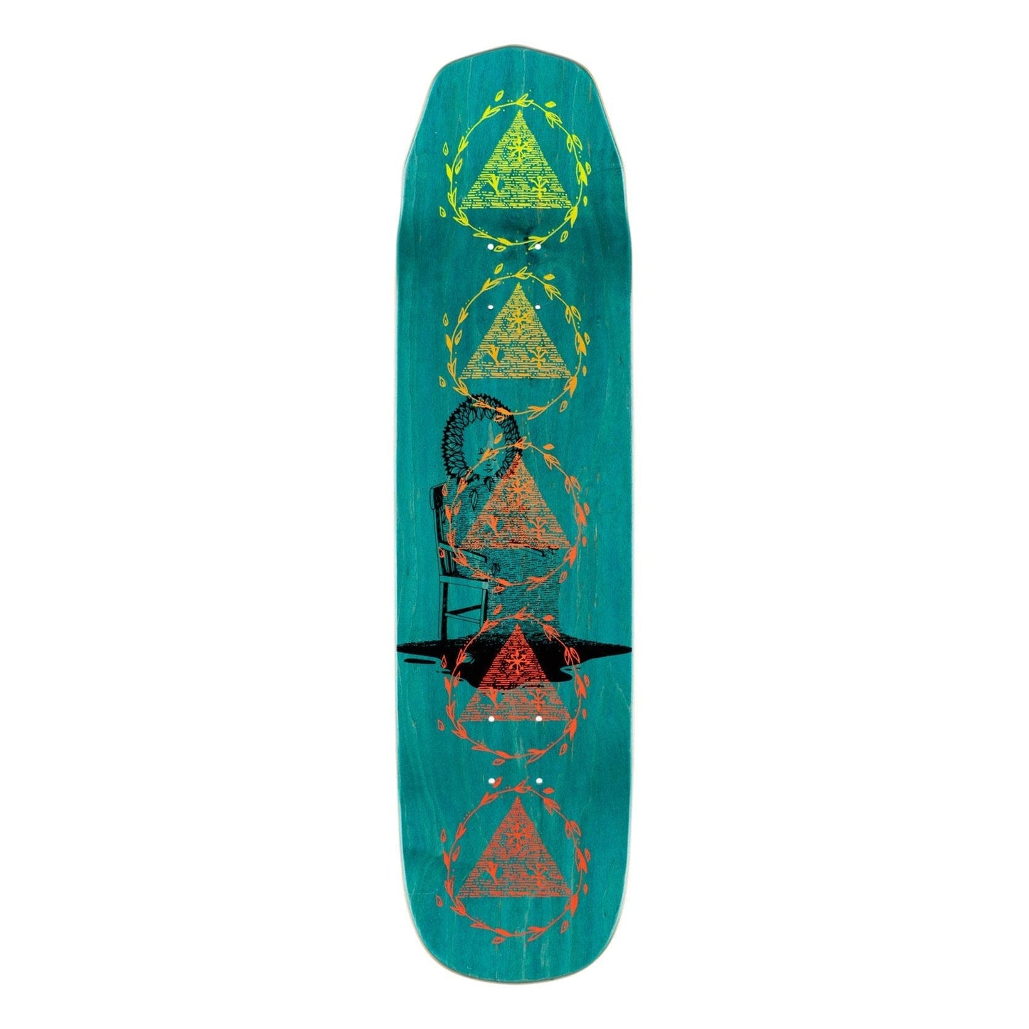 Welcome | 8.125" Nora Vasconcellos Soil on Wicked Princess - Bone/Teal Stain