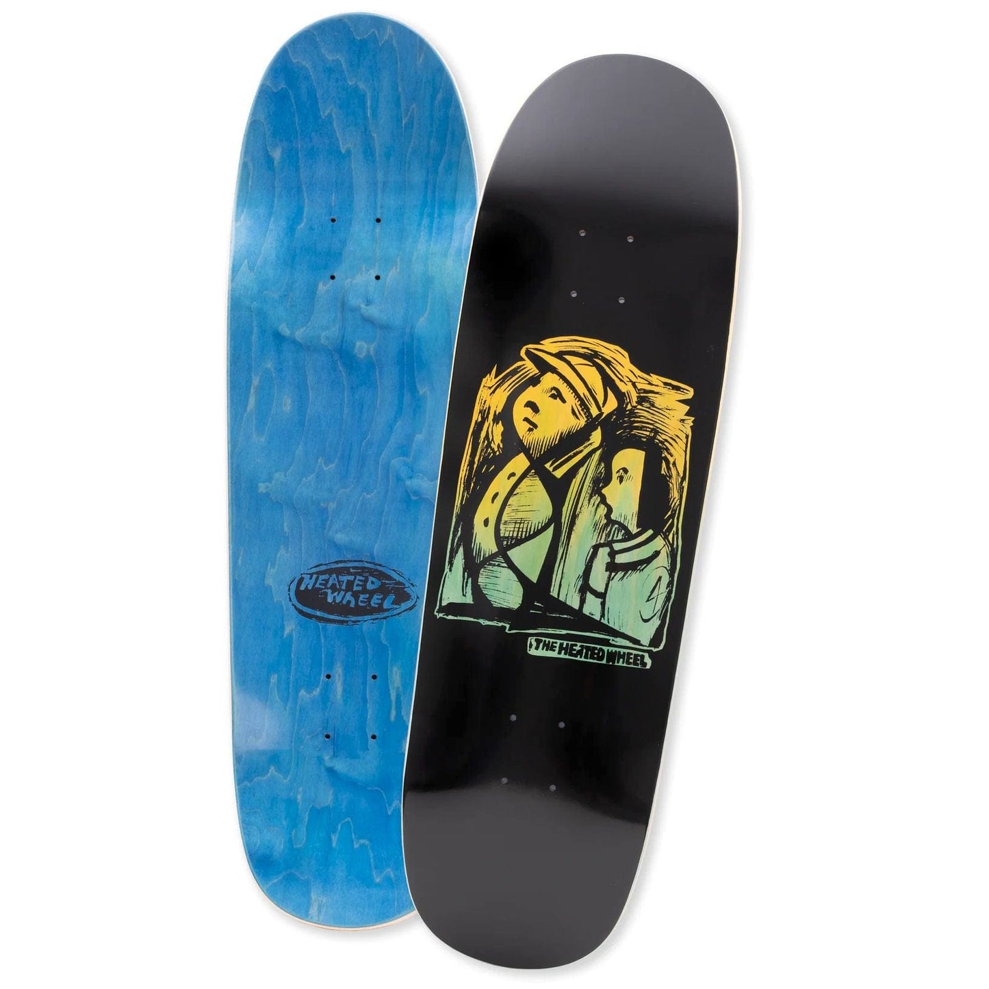 The Heated Wheel | 9.25" Frontier Yellow.Teal Deck