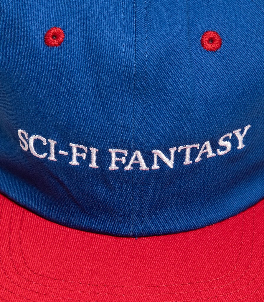 Sci-Fi Fantasy | Flat Logo Hat - Royal/Red
