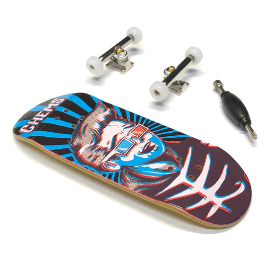 Chems - 3D Kid Blue Rays Fingerboard Complete