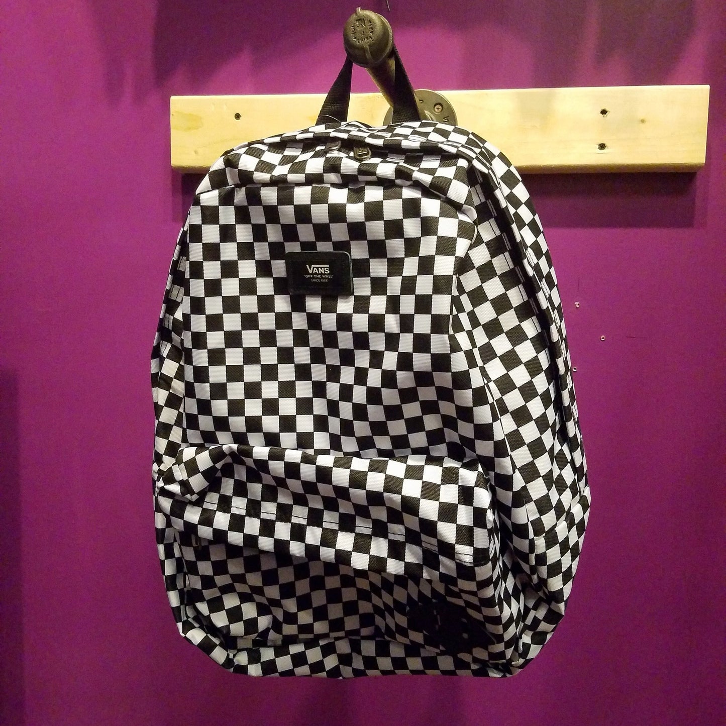 Vans | Black/White Checkers Backpack