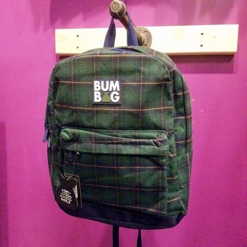Bumbag | Green Plaid Backpack